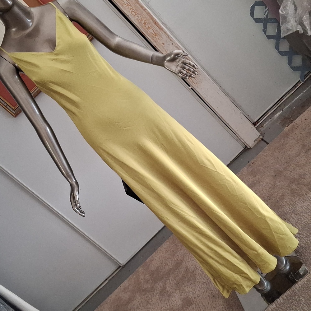 Vintage bias cut maxi dress